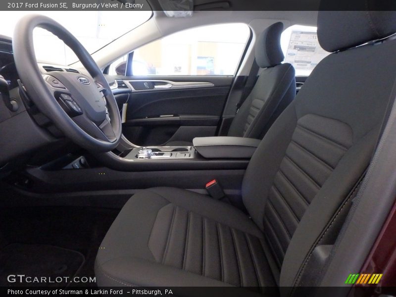 Burgundy Velvet / Ebony 2017 Ford Fusion SE