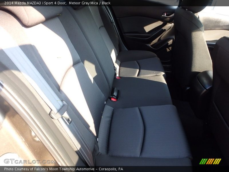 Meteor Gray Mica / Black 2014 Mazda MAZDA3 i Sport 4 Door