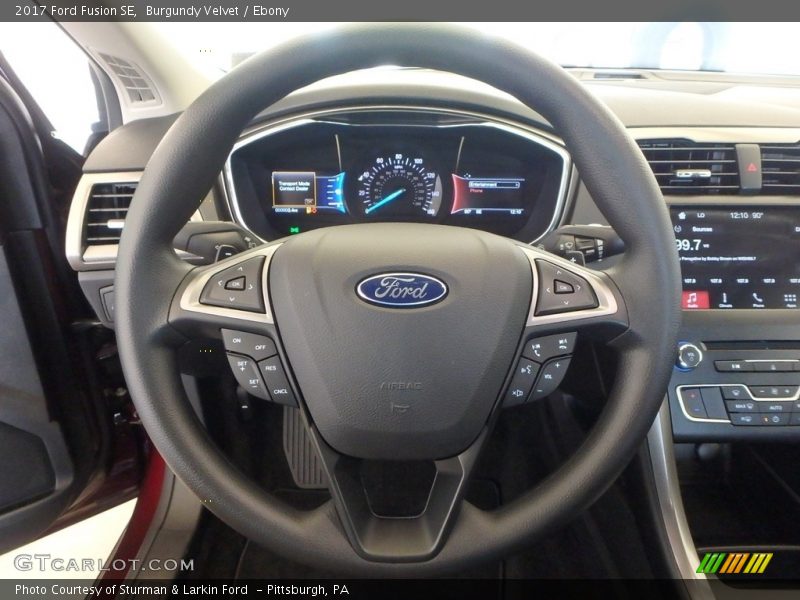 Burgundy Velvet / Ebony 2017 Ford Fusion SE