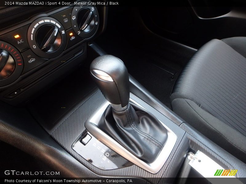 Meteor Gray Mica / Black 2014 Mazda MAZDA3 i Sport 4 Door