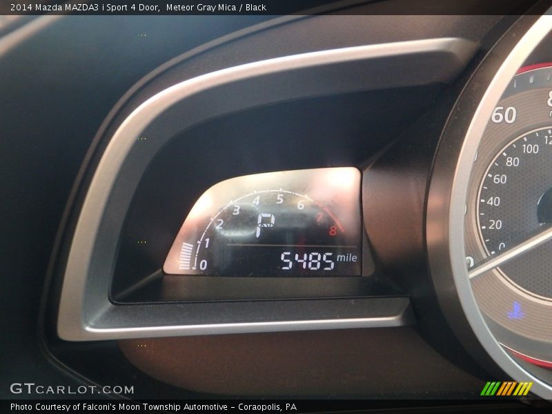 Meteor Gray Mica / Black 2014 Mazda MAZDA3 i Sport 4 Door