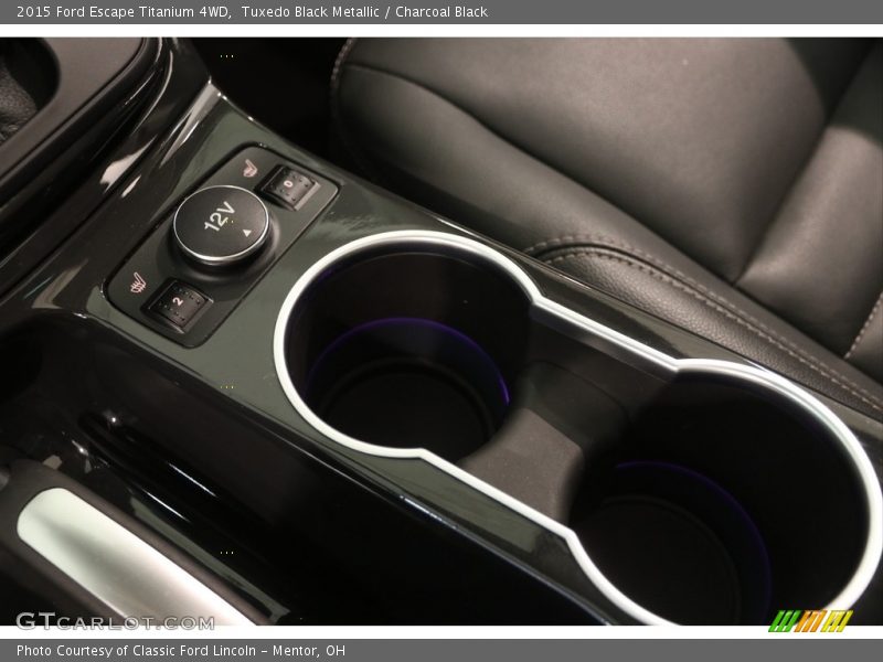 Tuxedo Black Metallic / Charcoal Black 2015 Ford Escape Titanium 4WD