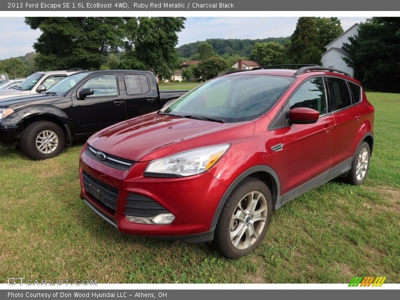 Ruby Red Metallic / Charcoal Black 2013 Ford Escape SE 1.6L EcoBoost 4WD