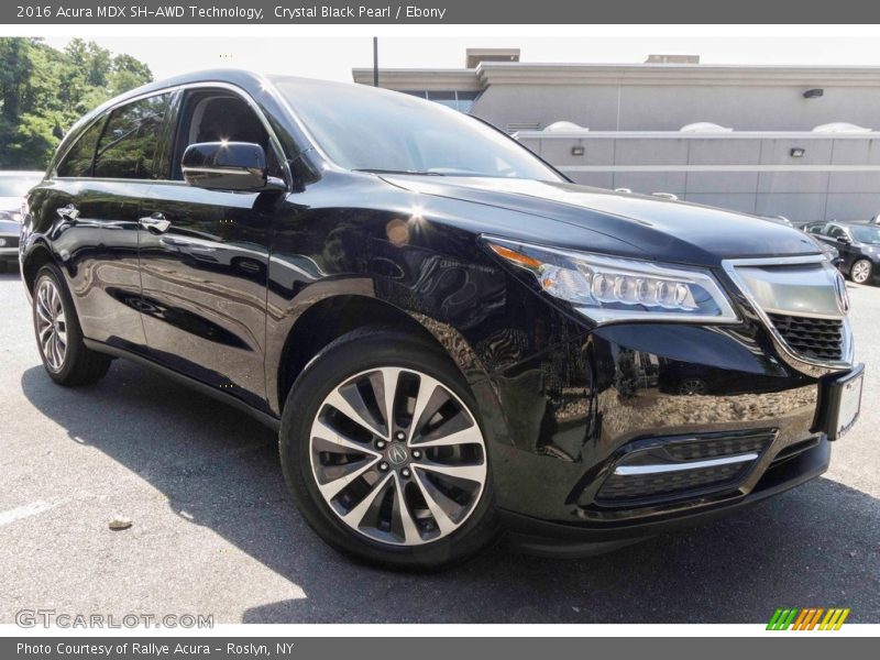 Crystal Black Pearl / Ebony 2016 Acura MDX SH-AWD Technology