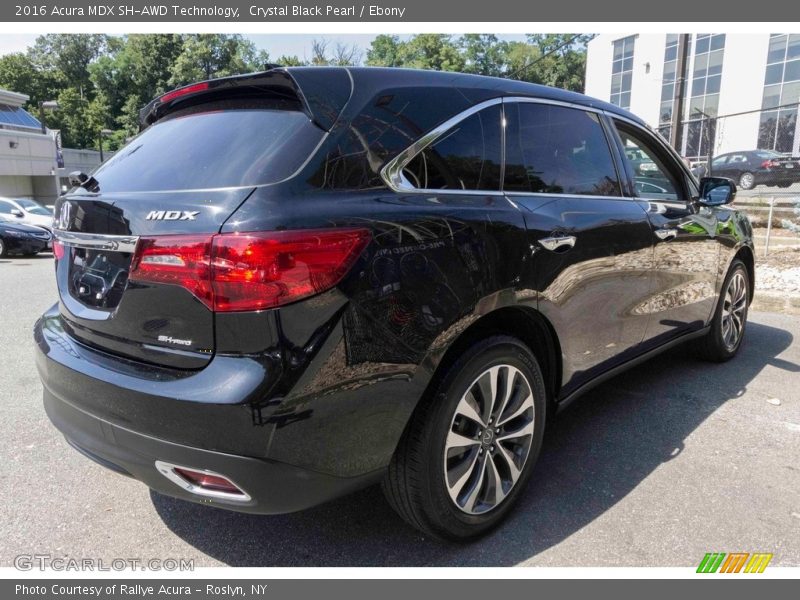 Crystal Black Pearl / Ebony 2016 Acura MDX SH-AWD Technology