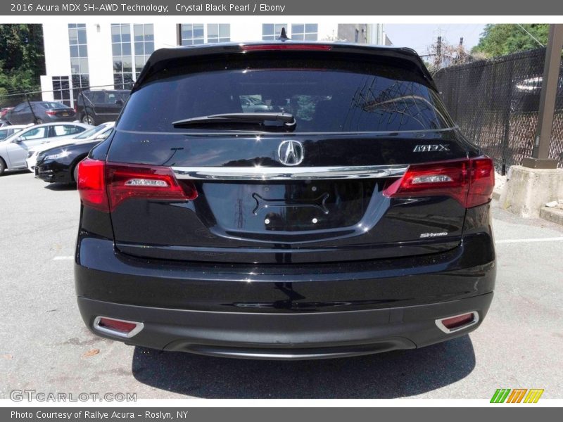 Crystal Black Pearl / Ebony 2016 Acura MDX SH-AWD Technology