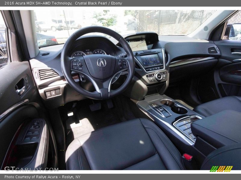 Crystal Black Pearl / Ebony 2016 Acura MDX SH-AWD Technology