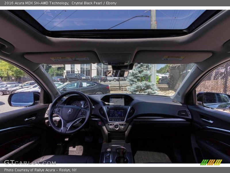 Crystal Black Pearl / Ebony 2016 Acura MDX SH-AWD Technology