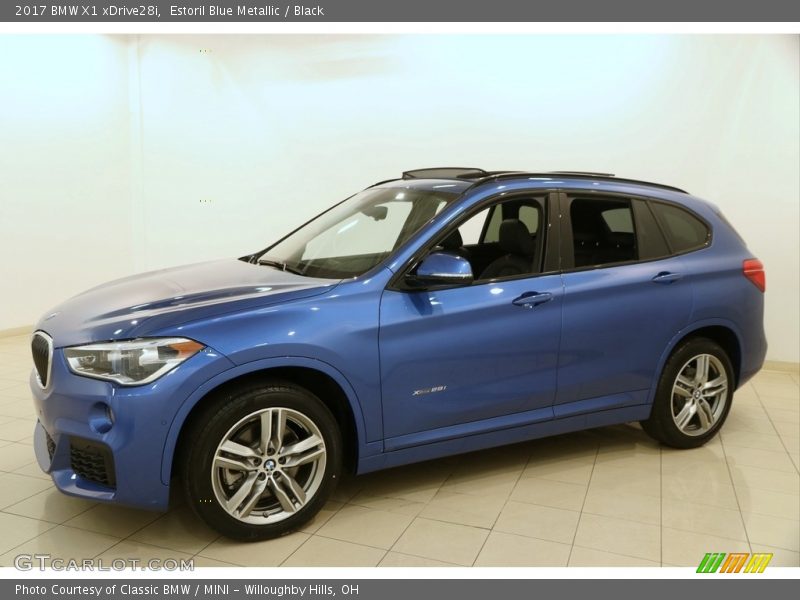 Estoril Blue Metallic / Black 2017 BMW X1 xDrive28i