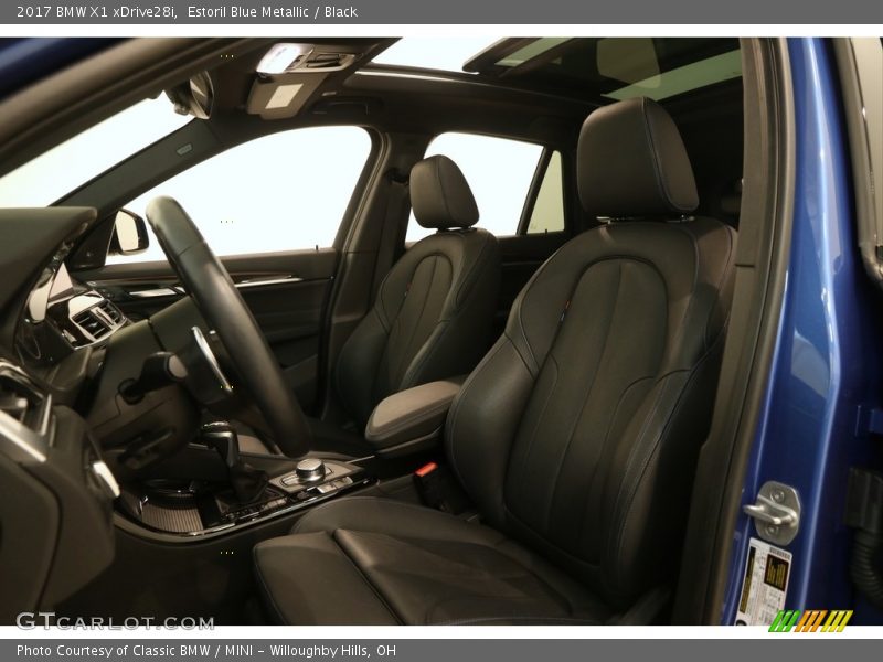 Estoril Blue Metallic / Black 2017 BMW X1 xDrive28i