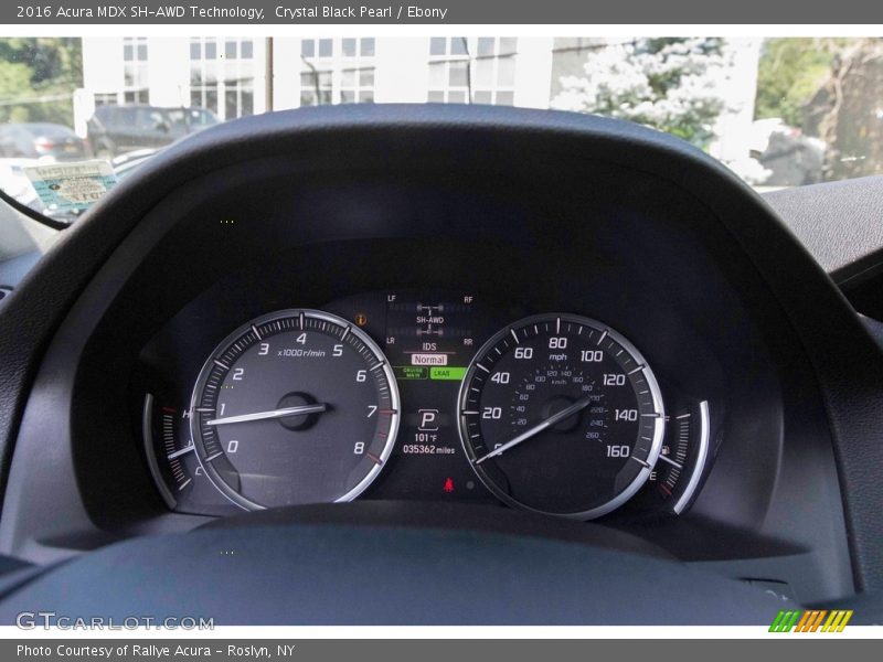 Crystal Black Pearl / Ebony 2016 Acura MDX SH-AWD Technology