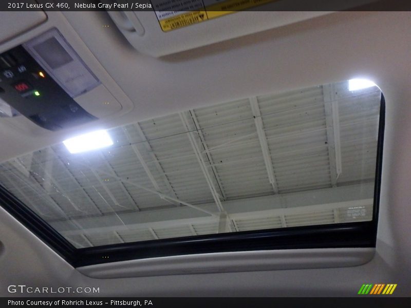 Nebula Gray Pearl / Sepia 2017 Lexus GX 460
