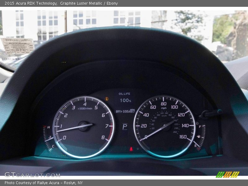 Graphite Luster Metallic / Ebony 2015 Acura RDX Technology