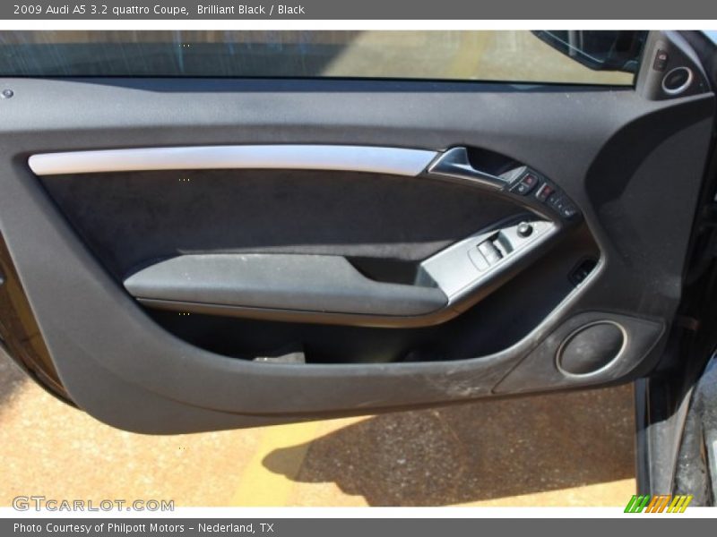 Brilliant Black / Black 2009 Audi A5 3.2 quattro Coupe