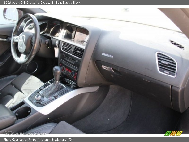 Brilliant Black / Black 2009 Audi A5 3.2 quattro Coupe