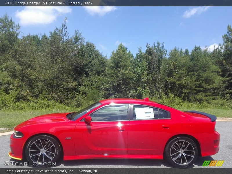 Torred / Black 2018 Dodge Charger R/T Scat Pack