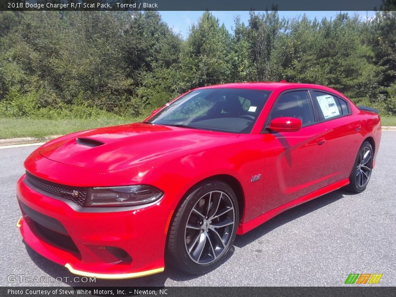 Torred / Black 2018 Dodge Charger R/T Scat Pack