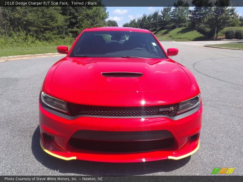 Torred / Black 2018 Dodge Charger R/T Scat Pack