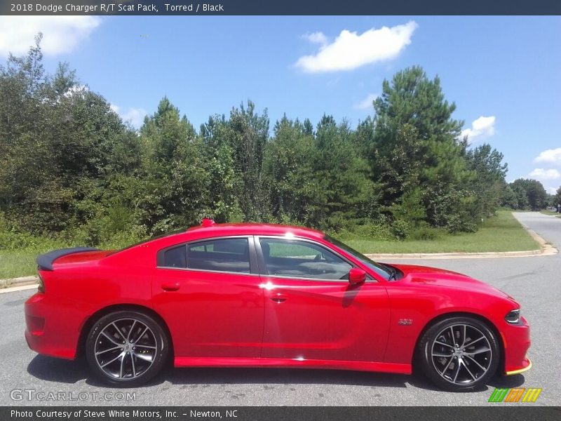 Torred / Black 2018 Dodge Charger R/T Scat Pack