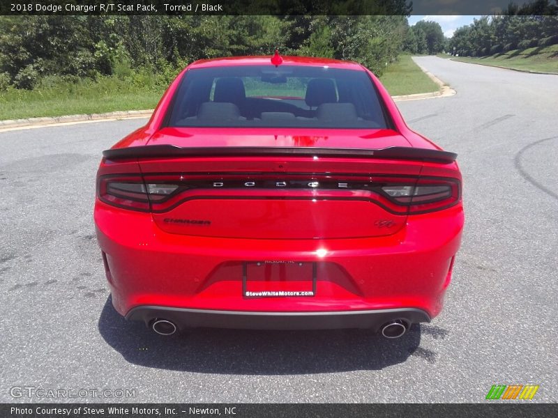 Torred / Black 2018 Dodge Charger R/T Scat Pack