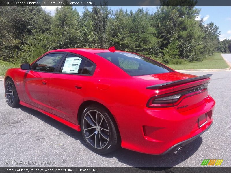 Torred / Black 2018 Dodge Charger R/T Scat Pack