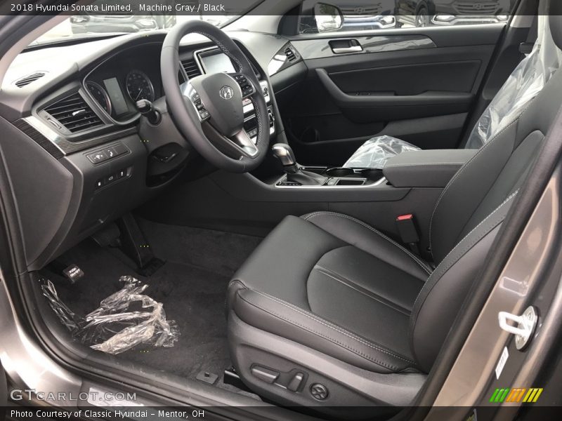Machine Gray / Black 2018 Hyundai Sonata Limited