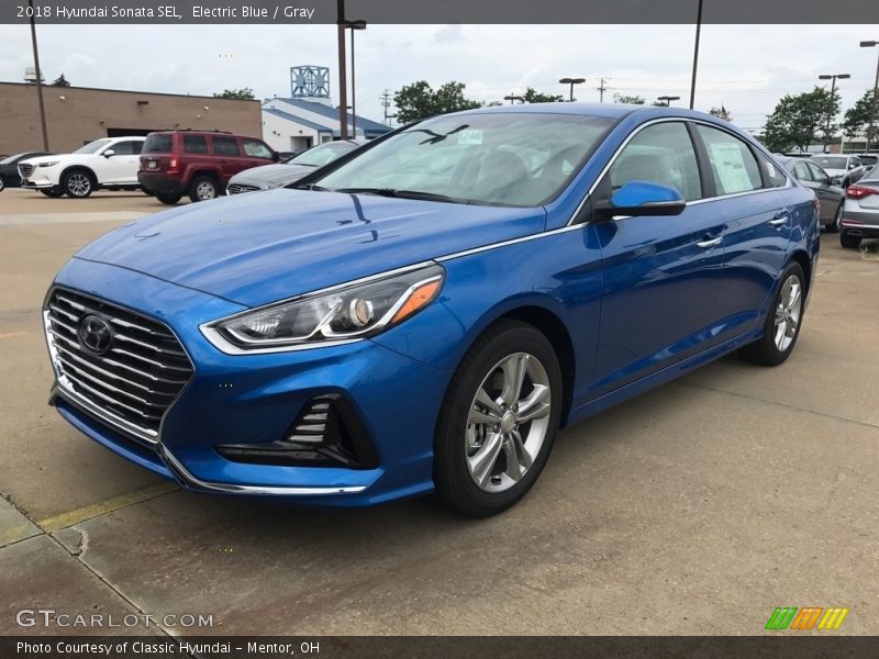 Front 3/4 View of 2018 Sonata SEL