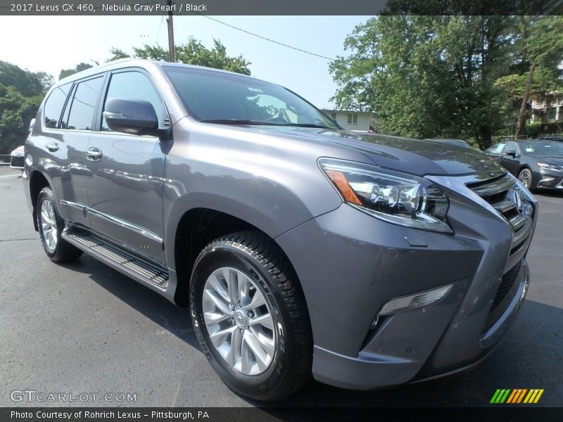 Nebula Gray Pearl / Black 2017 Lexus GX 460