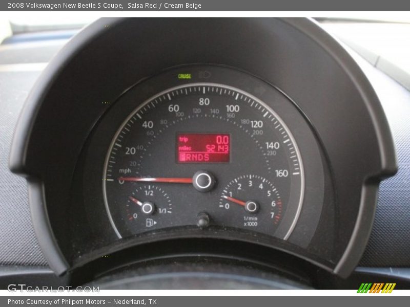 Salsa Red / Cream Beige 2008 Volkswagen New Beetle S Coupe