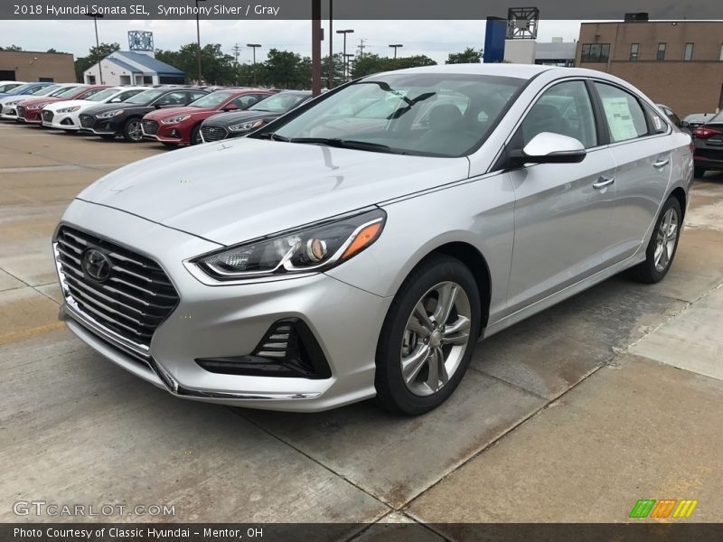 Front 3/4 View of 2018 Sonata SEL