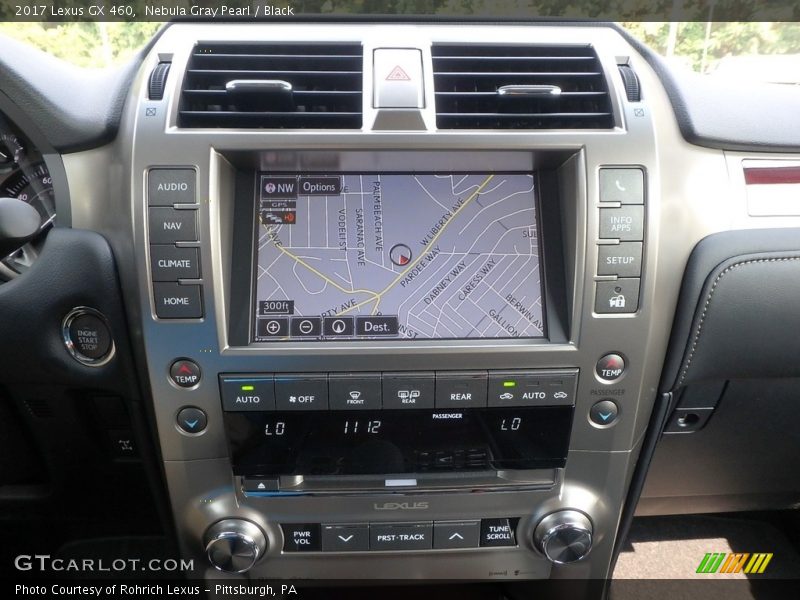 Nebula Gray Pearl / Black 2017 Lexus GX 460