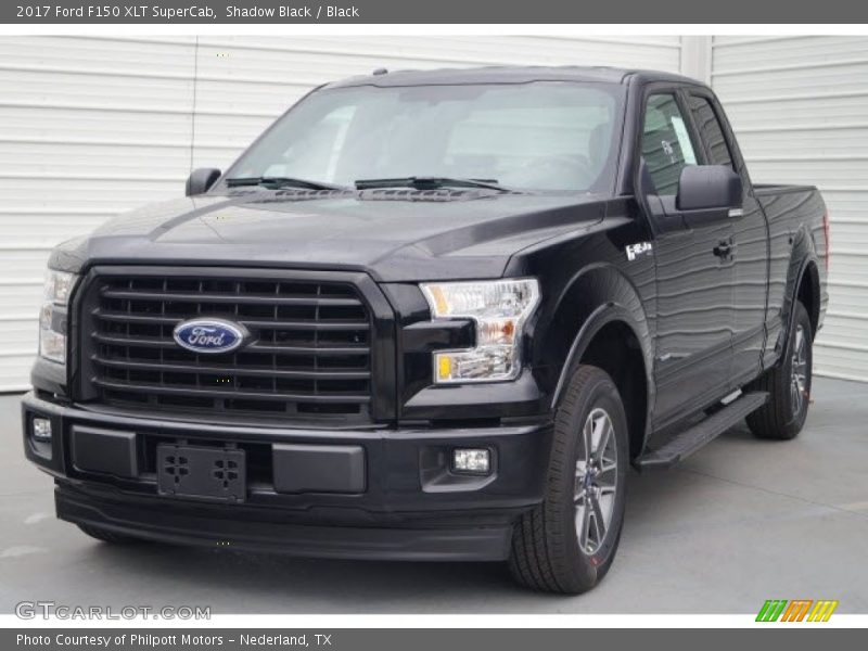 Shadow Black / Black 2017 Ford F150 XLT SuperCab