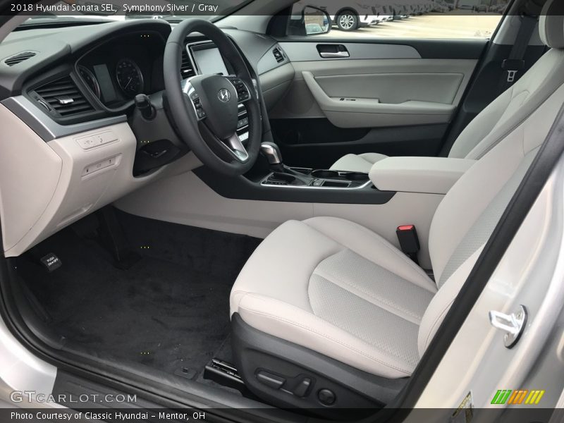 Symphony Silver / Gray 2018 Hyundai Sonata SEL