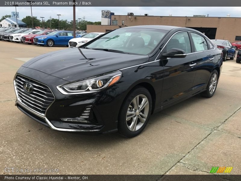 Front 3/4 View of 2018 Sonata SEL