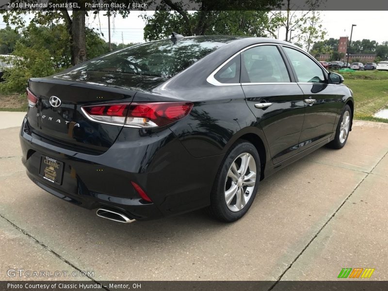 Phantom Black / Black 2018 Hyundai Sonata SEL