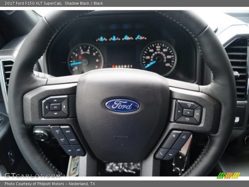Shadow Black / Black 2017 Ford F150 XLT SuperCab