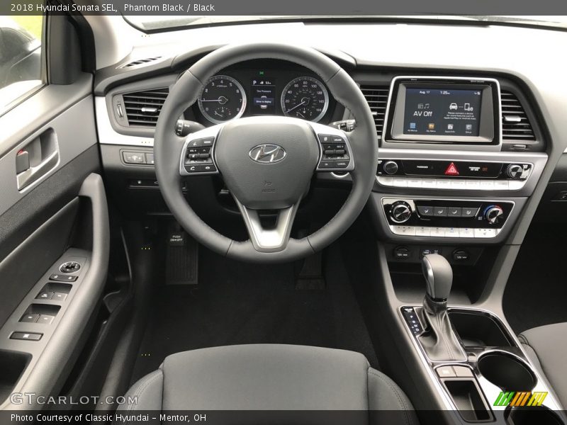 Phantom Black / Black 2018 Hyundai Sonata SEL