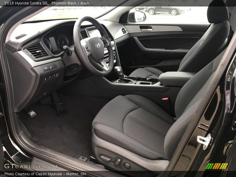 Phantom Black / Black 2018 Hyundai Sonata SEL