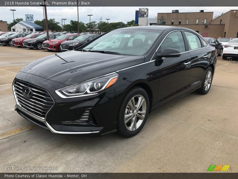 Phantom Black / Black 2018 Hyundai Sonata SEL