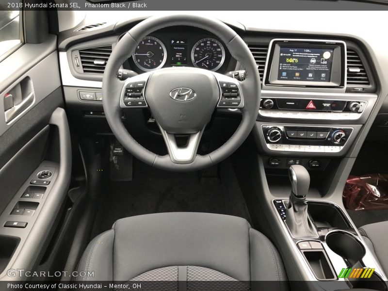 Phantom Black / Black 2018 Hyundai Sonata SEL