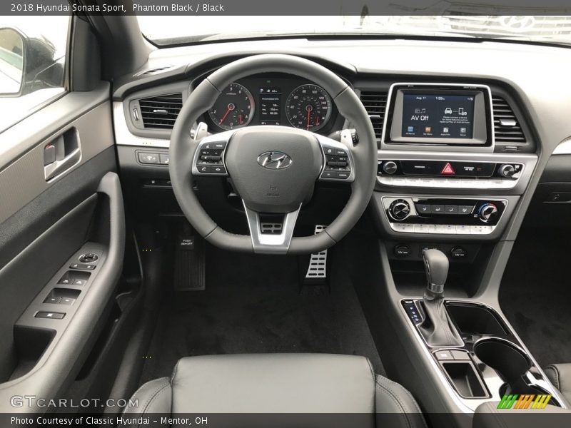 Phantom Black / Black 2018 Hyundai Sonata Sport