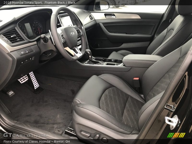 Phantom Black / Black 2018 Hyundai Sonata Sport