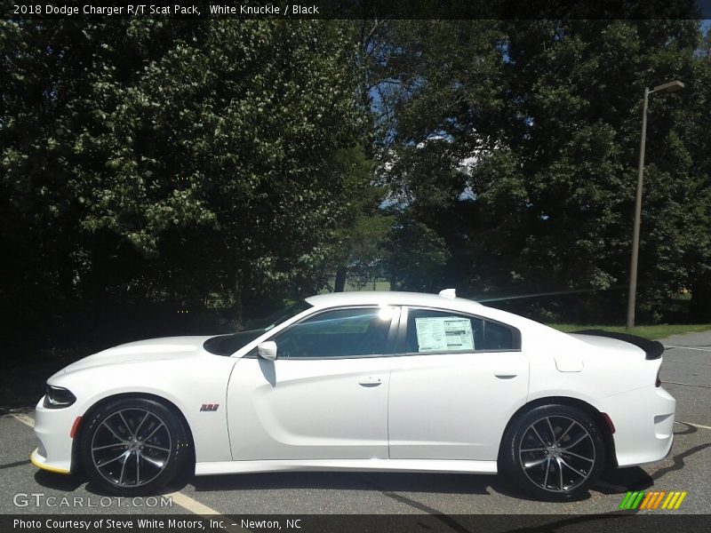 White Knuckle / Black 2018 Dodge Charger R/T Scat Pack