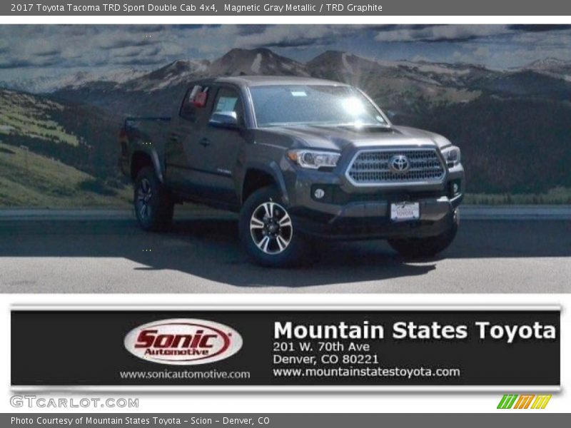 Magnetic Gray Metallic / TRD Graphite 2017 Toyota Tacoma TRD Sport Double Cab 4x4