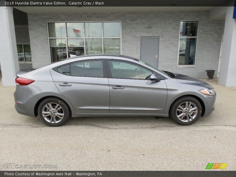 Galactic Gray / Black 2018 Hyundai Elantra Value Edition
