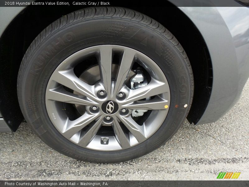 Galactic Gray / Black 2018 Hyundai Elantra Value Edition