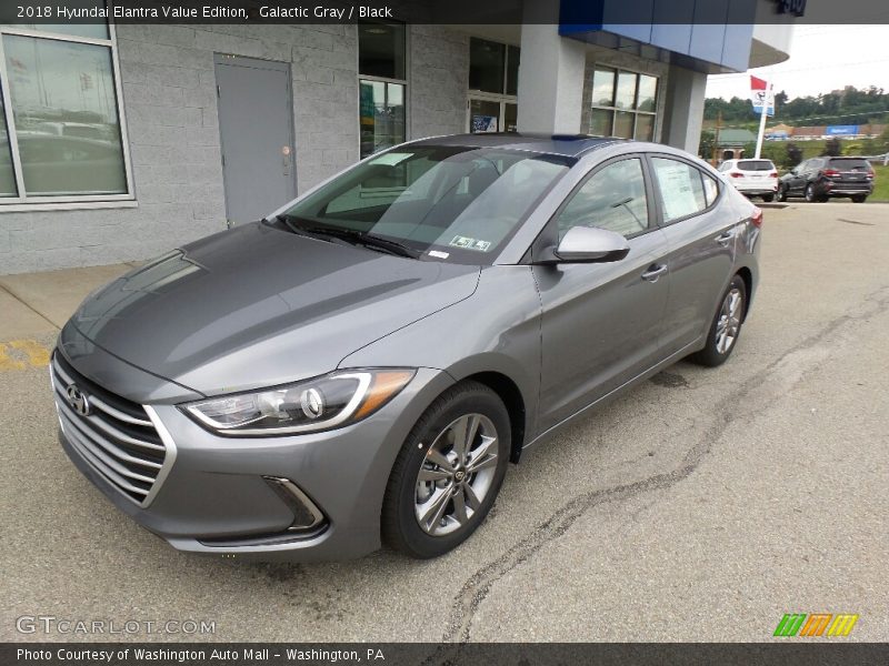 Galactic Gray / Black 2018 Hyundai Elantra Value Edition