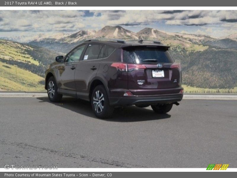 Black / Black 2017 Toyota RAV4 LE AWD