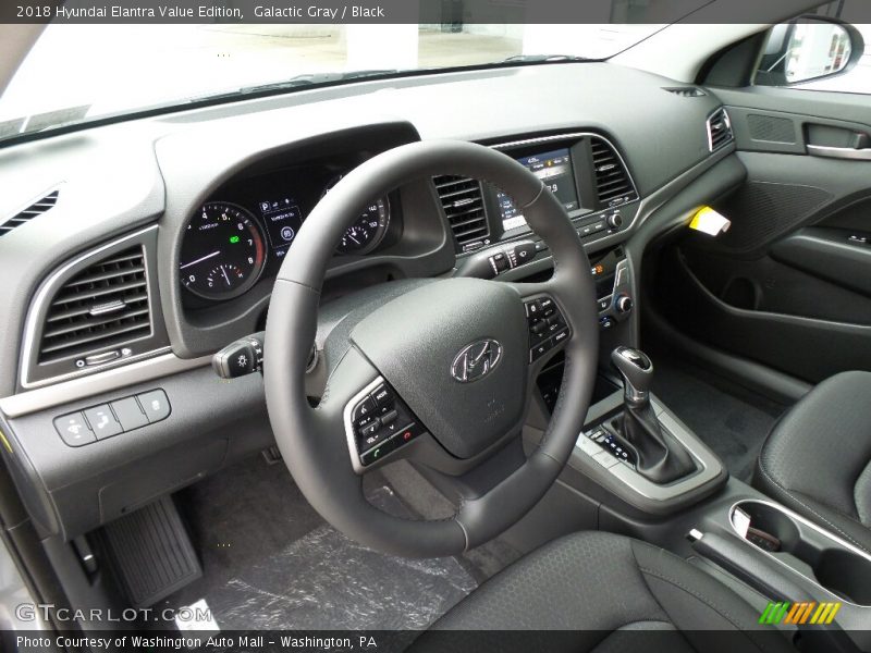 Galactic Gray / Black 2018 Hyundai Elantra Value Edition
