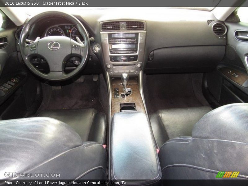 Glacier Frost Mica / Black 2010 Lexus IS 250